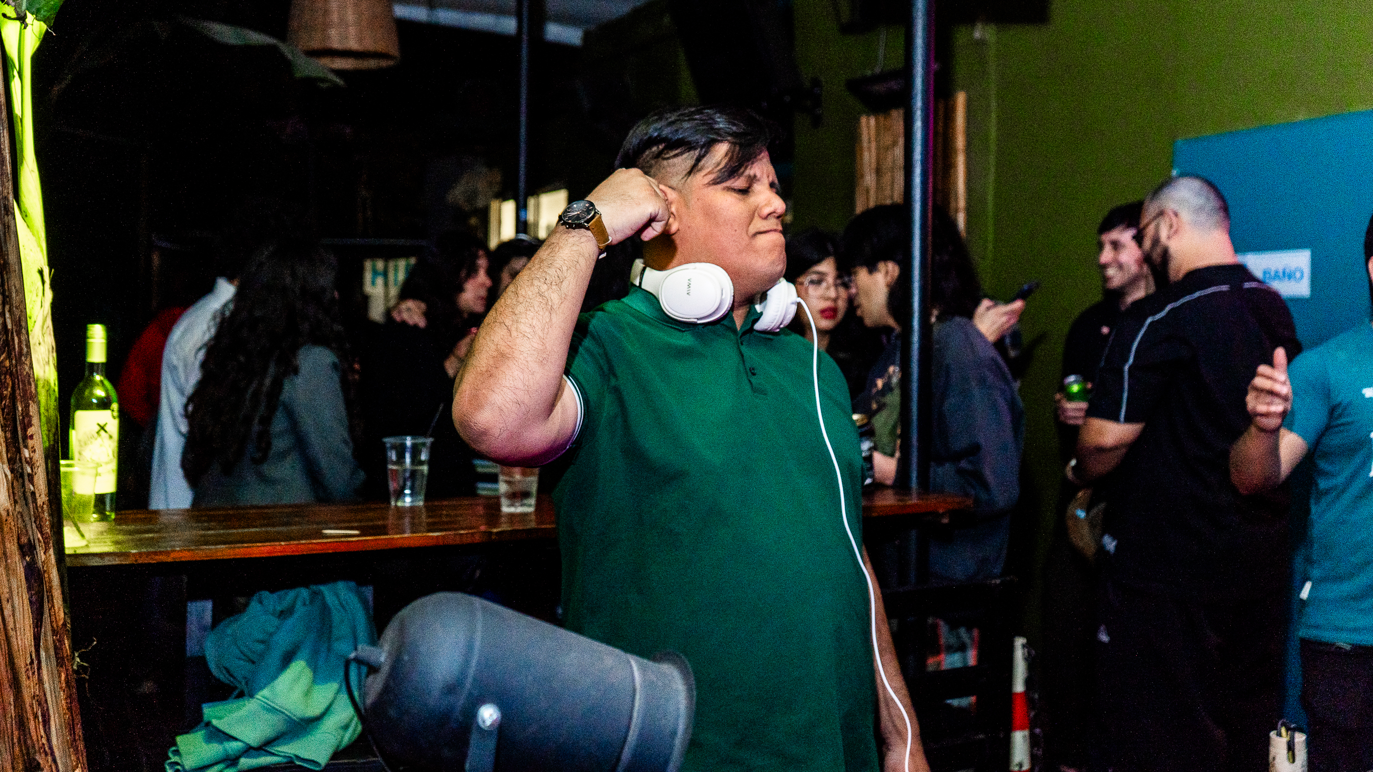 Lucho Pace durante su set